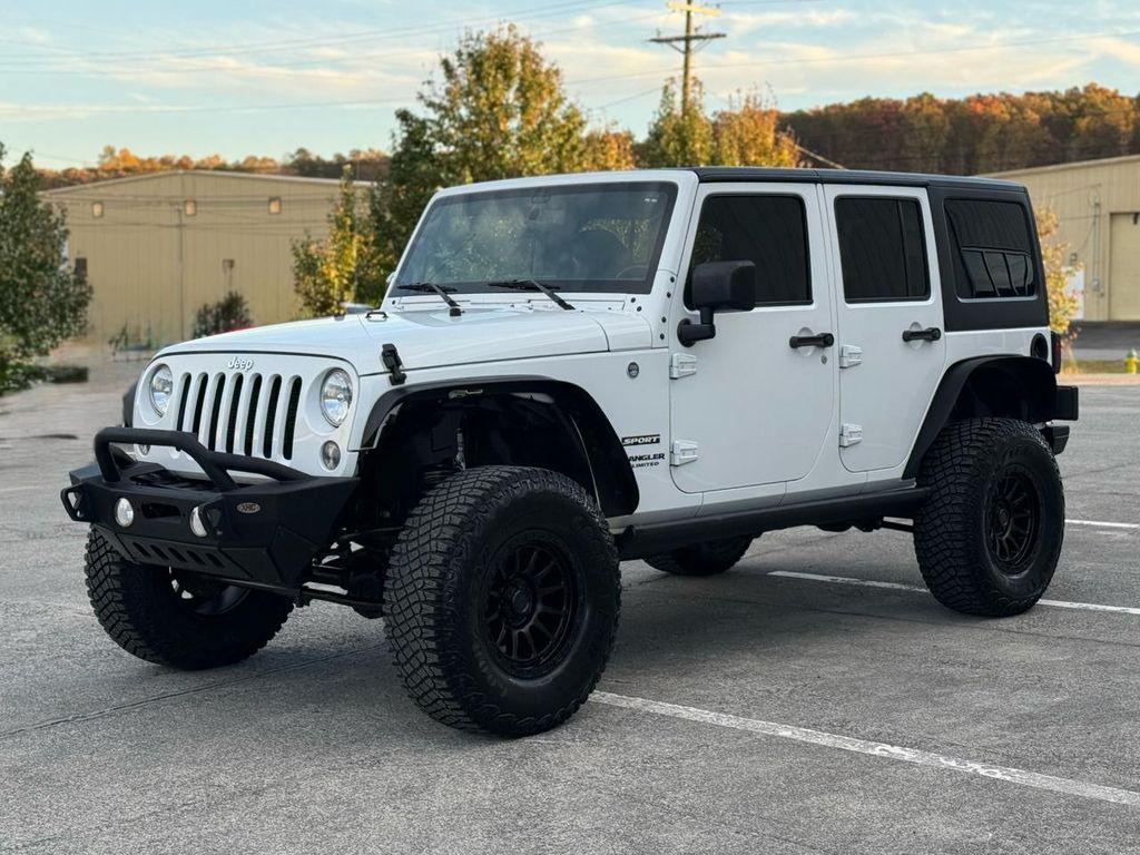 used 2016 Jeep Wrangler Unlimited car, priced at $18,500