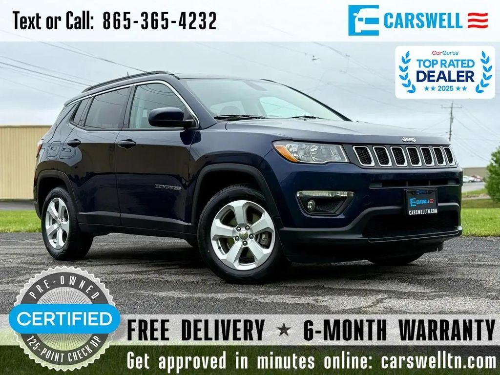 used 2021 Jeep Compass car, priced at $15,500