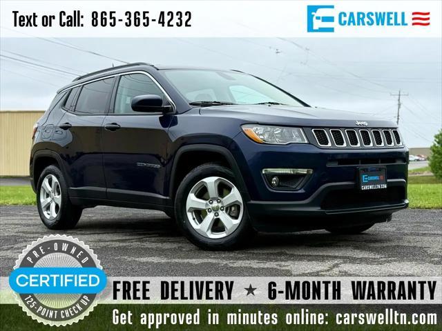 used 2021 Jeep Compass car, priced at $16,915