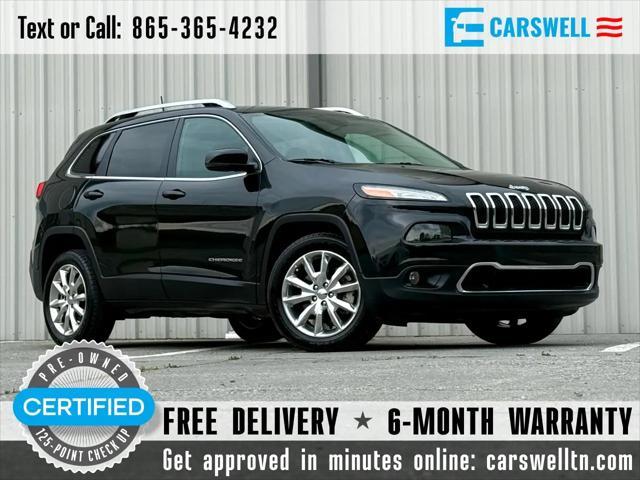 used 2016 Jeep Cherokee car, priced at $11,753