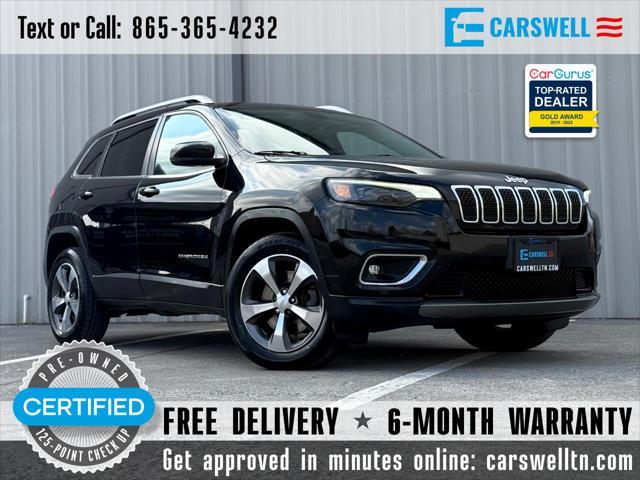 used 2019 Jeep Cherokee car, priced at $15,720