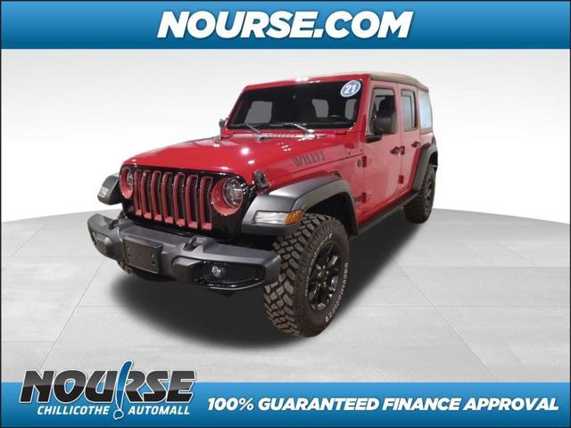 used 2021 Jeep Wrangler car, priced at $32,547