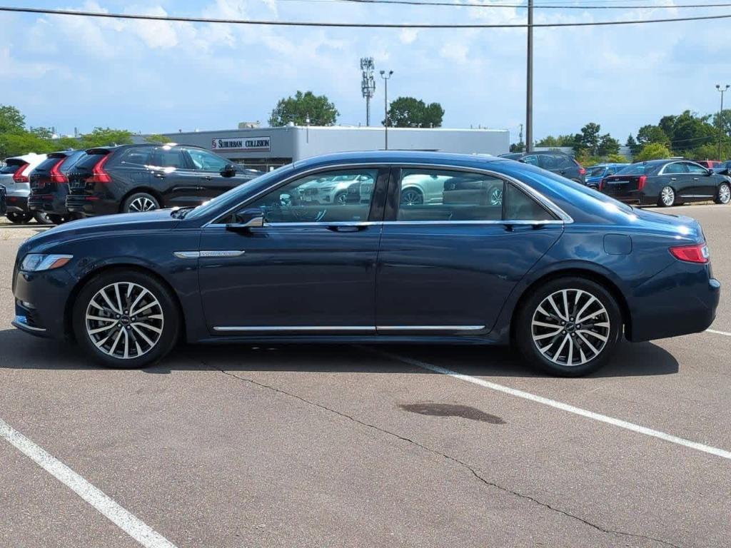 used 2017 Lincoln Continental car, priced at $21,916