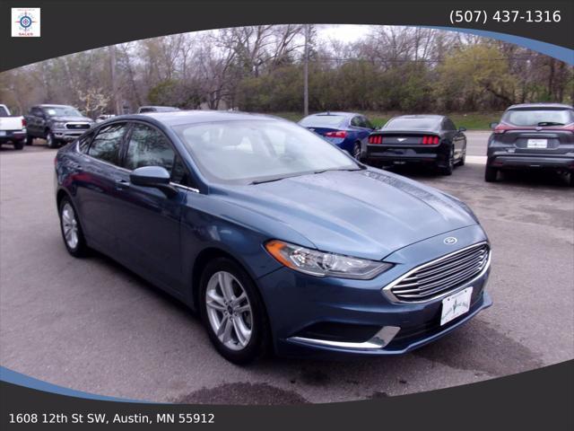 used 2018 Ford Fusion car, priced at $18,495