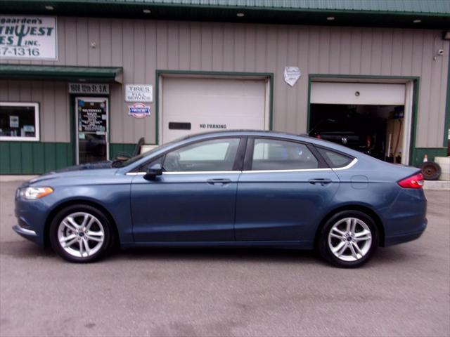 used 2018 Ford Fusion car, priced at $18,495