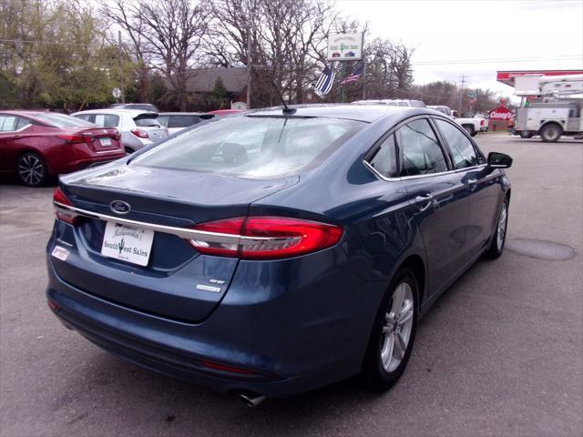 used 2018 Ford Fusion car, priced at $18,495