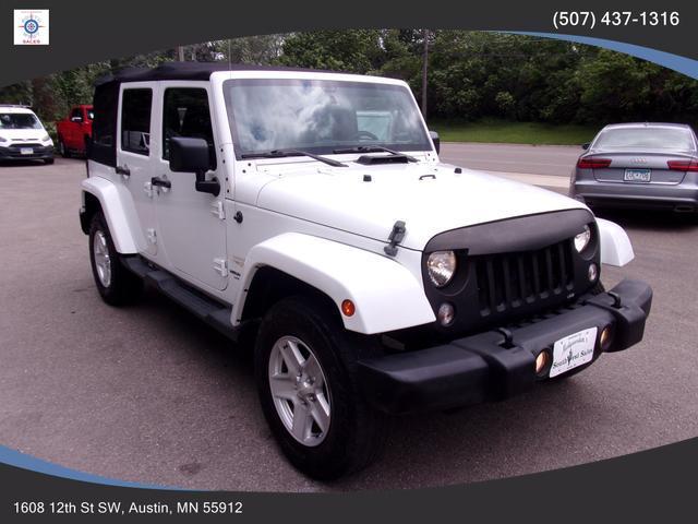 used 2014 Jeep Wrangler Unlimited car, priced at $18,995