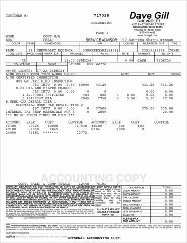 used 2023 Chevrolet Equinox car, priced at $23,215