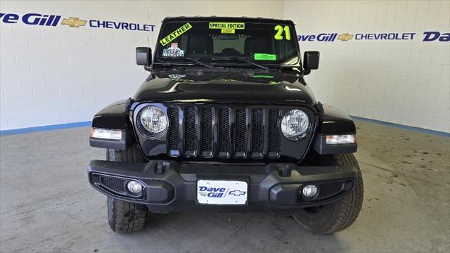 used 2021 Jeep Wrangler Unlimited car, priced at $30,225