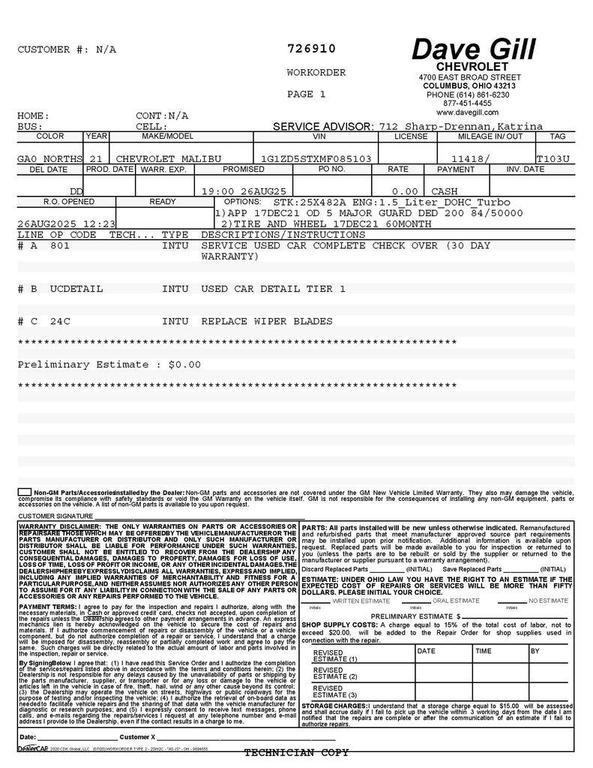 used 2021 Chevrolet Malibu car, priced at $19,745