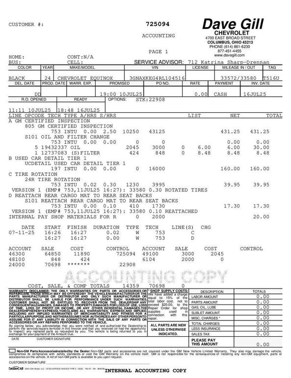 used 2024 Chevrolet Equinox car, priced at $22,745