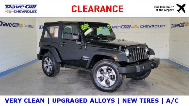 used 2017 Jeep Wrangler car, priced at $16,979