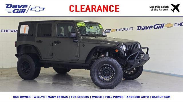 used 2016 Jeep Wrangler Unlimited car, priced at $15,395