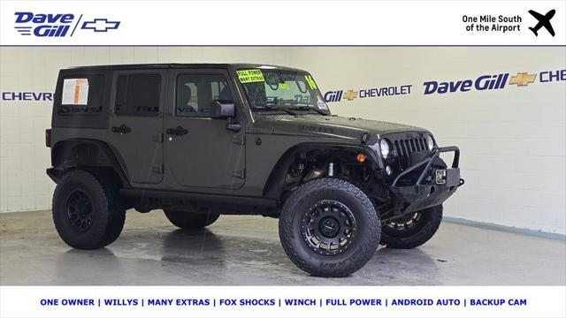 used 2016 Jeep Wrangler Unlimited car, priced at $18,525