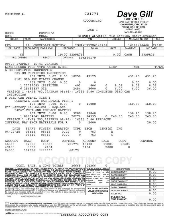 used 2021 Chevrolet Equinox car, priced at $23,995