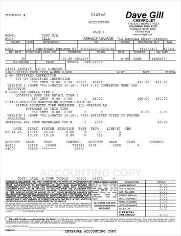 used 2024 Chevrolet Equinox EV car, priced at $28,525