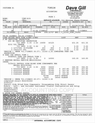 used 2022 Chevrolet Equinox car, priced at $21,325