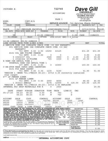 used 2024 Chrysler Pacifica car, priced at $33,525