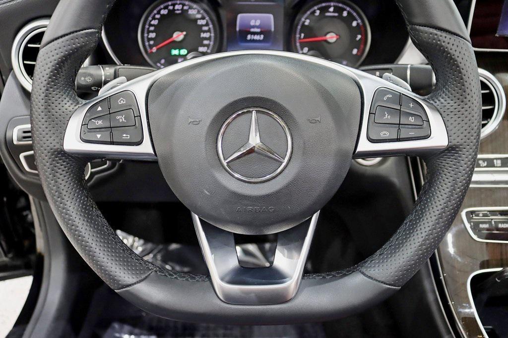 used 2018 Mercedes-Benz C-Class car, priced at $33,800
