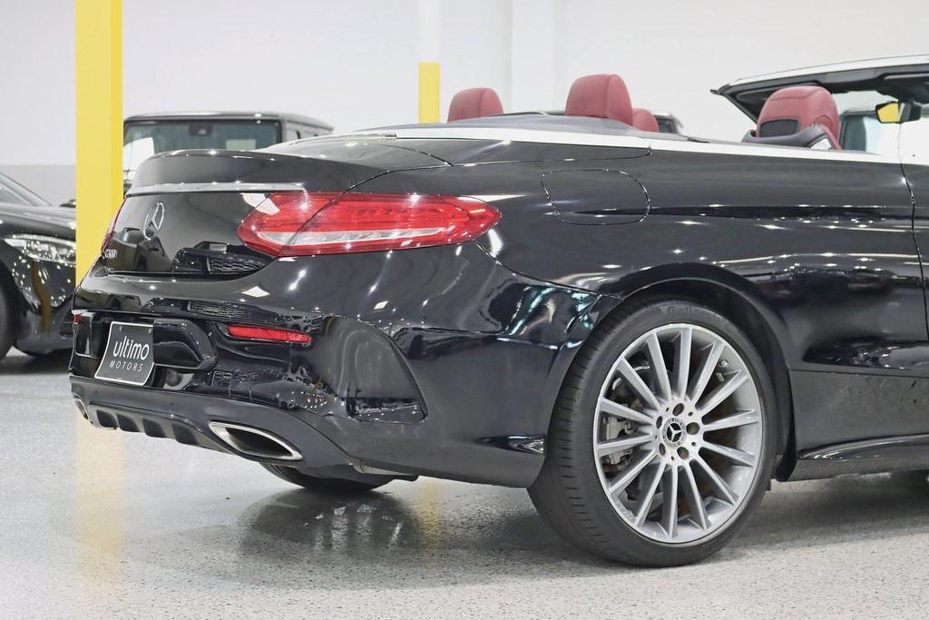 used 2018 Mercedes-Benz C-Class car, priced at $33,800