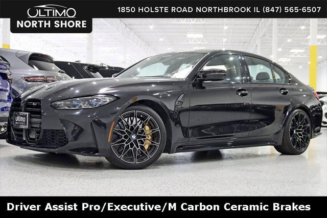 used 2021 BMW M3 car, priced at $69,890