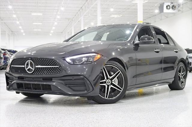 used 2022 Mercedes-Benz C-Class car, priced at $34,800