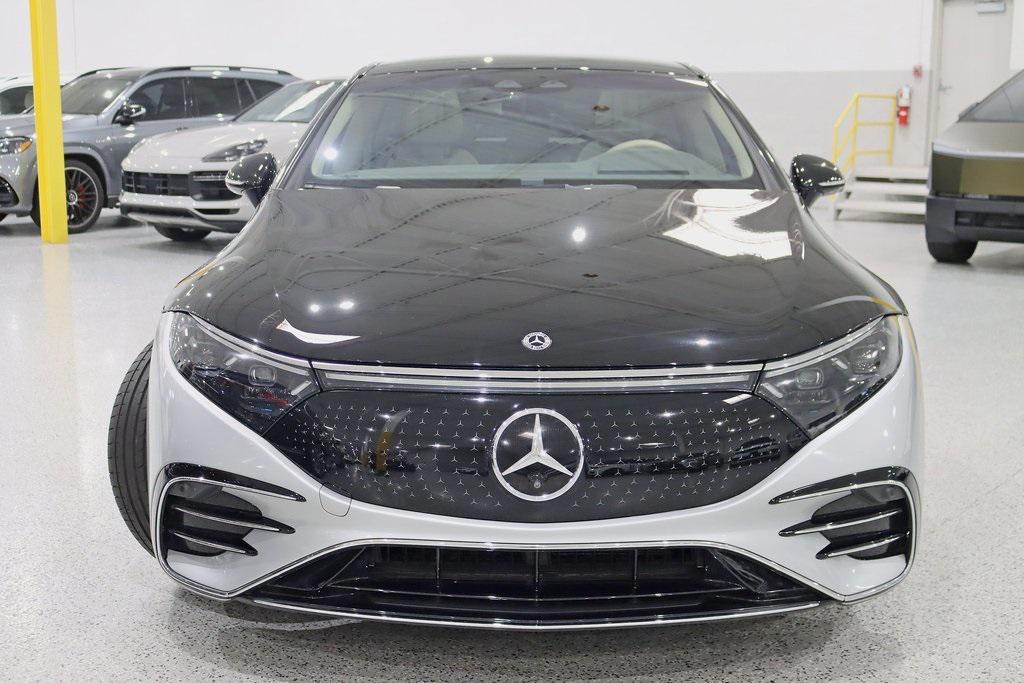 used 2022 Mercedes-Benz EQS 580 car, priced at $55,900