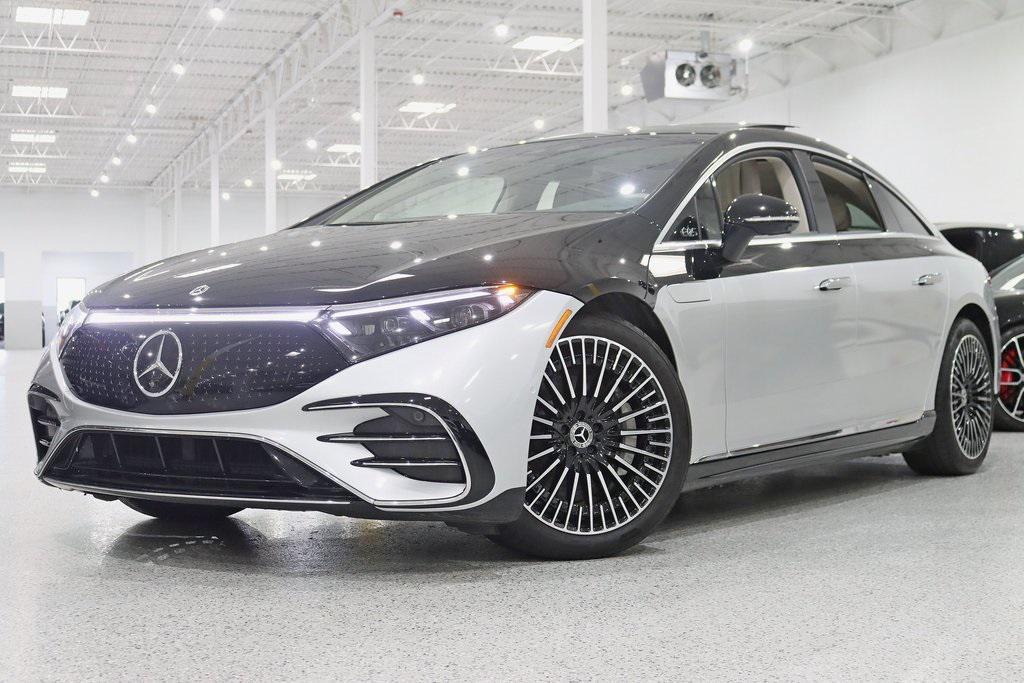 used 2022 Mercedes-Benz EQS 580 car, priced at $55,900