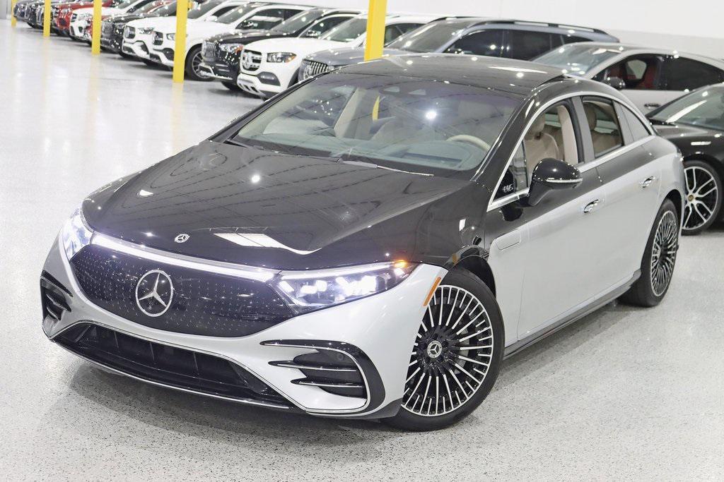 used 2022 Mercedes-Benz EQS 580 car, priced at $55,900