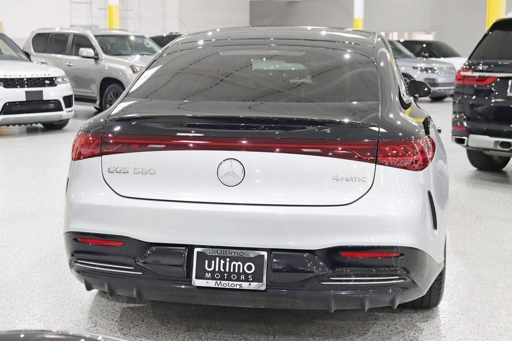used 2022 Mercedes-Benz EQS 580 car, priced at $55,900