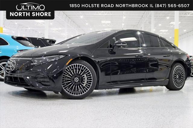used 2022 Mercedes-Benz EQS 580 car, priced at $69,800