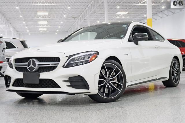 used 2021 Mercedes-Benz AMG C 43 car, priced at $42,500