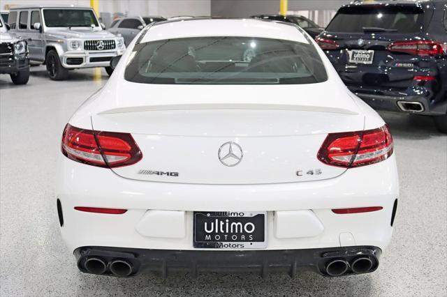 used 2021 Mercedes-Benz AMG C 43 car, priced at $42,500