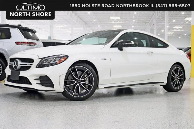 used 2021 Mercedes-Benz AMG C 43 car, priced at $42,500