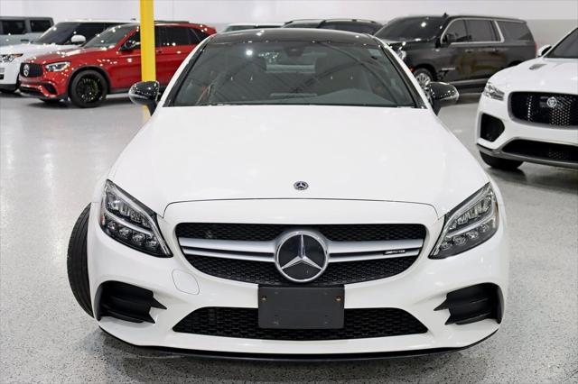 used 2021 Mercedes-Benz AMG C 43 car, priced at $42,500