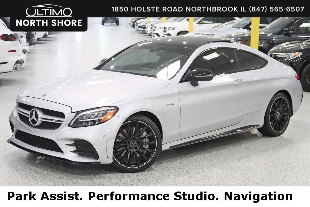 used 2021 Mercedes-Benz AMG C 43 car, priced at $43,800