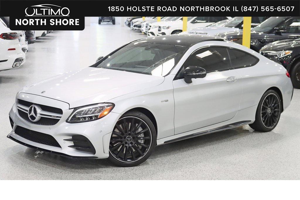 used 2021 Mercedes-Benz AMG C 43 car, priced at $44,800