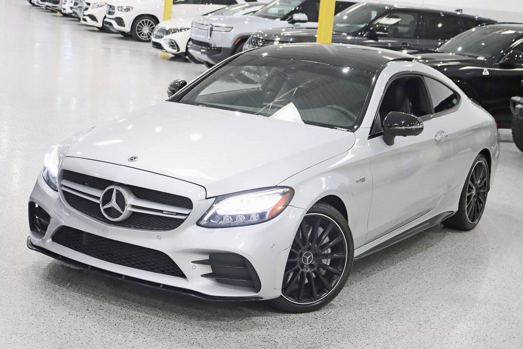 used 2021 Mercedes-Benz AMG C 43 car, priced at $44,800