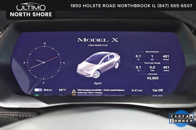 used 2020 Tesla Model X car, priced at $41,499