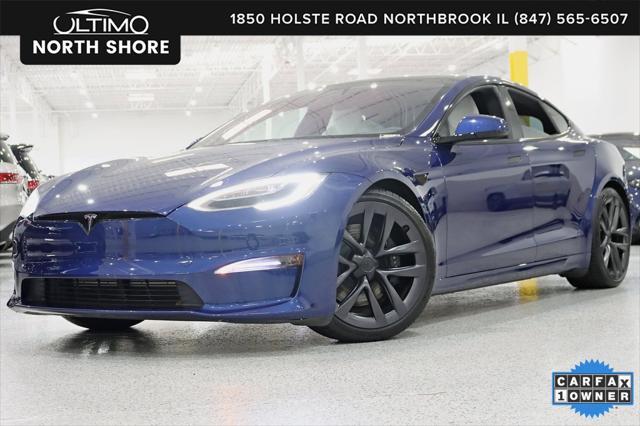 used 2022 Tesla Model S car, priced at $59,465