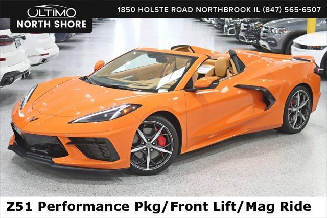 used 2022 Chevrolet Corvette car, priced at $83,800