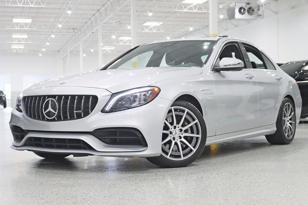 used 2020 Mercedes-Benz AMG C 63 car, priced at $54,900