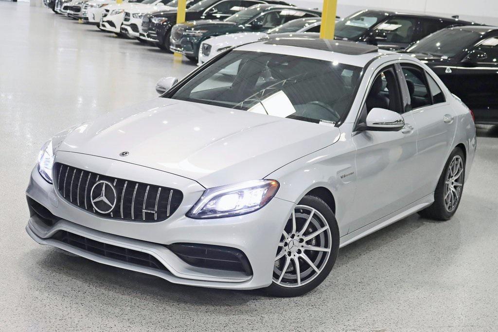 used 2020 Mercedes-Benz AMG C 63 car, priced at $54,900