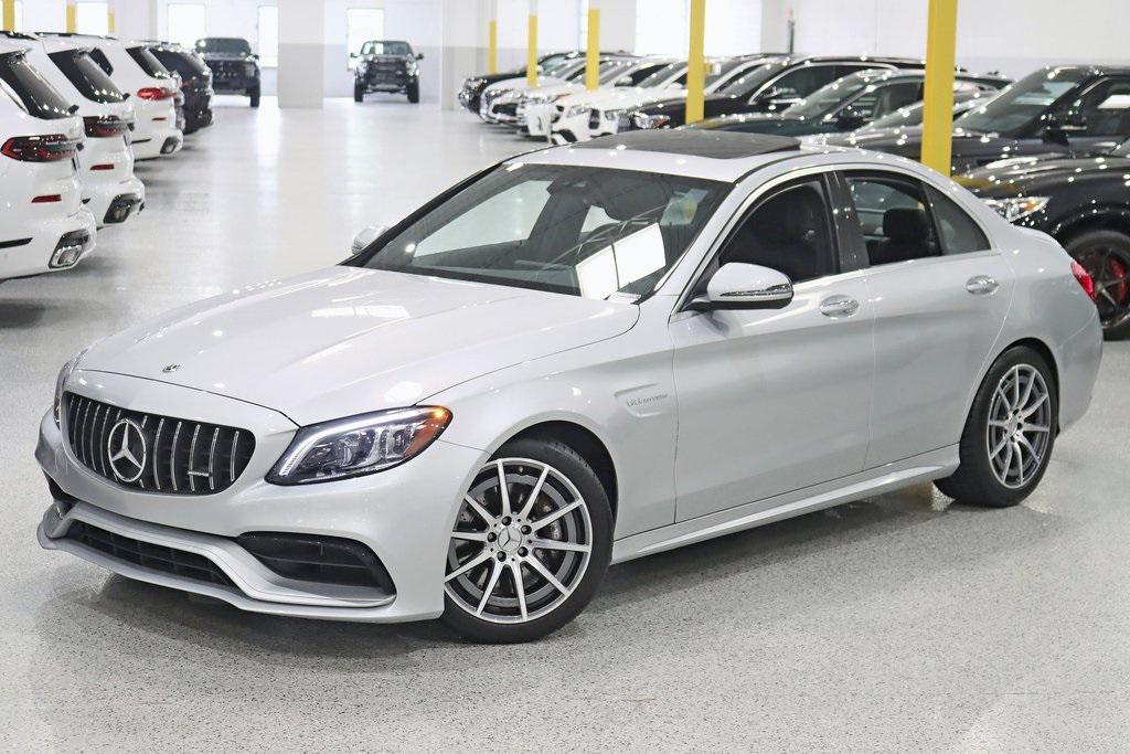 used 2020 Mercedes-Benz AMG C 63 car, priced at $54,900