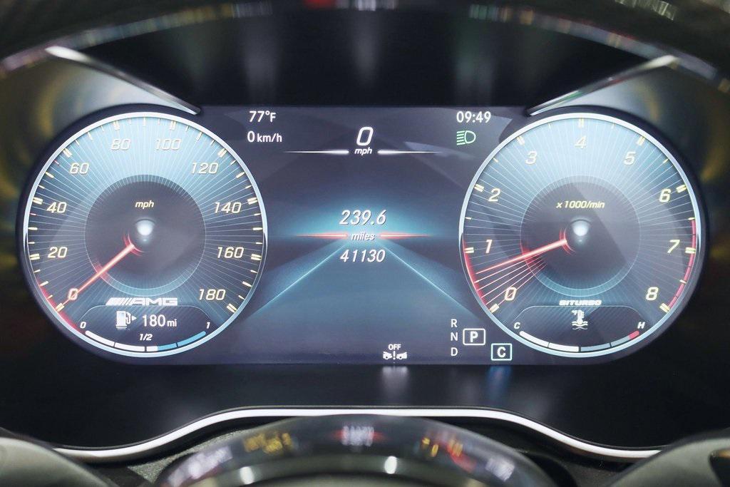 used 2023 Mercedes-Benz AMG C 43 car, priced at $51,800