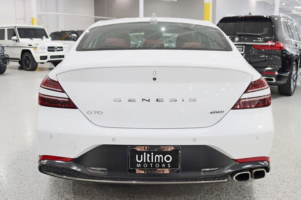 used 2023 Genesis G70 car, priced at $28,996