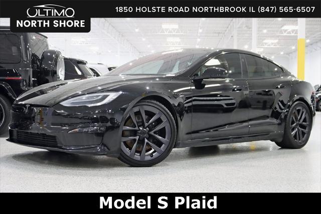 used 2021 Tesla Model S car, priced at $54,775