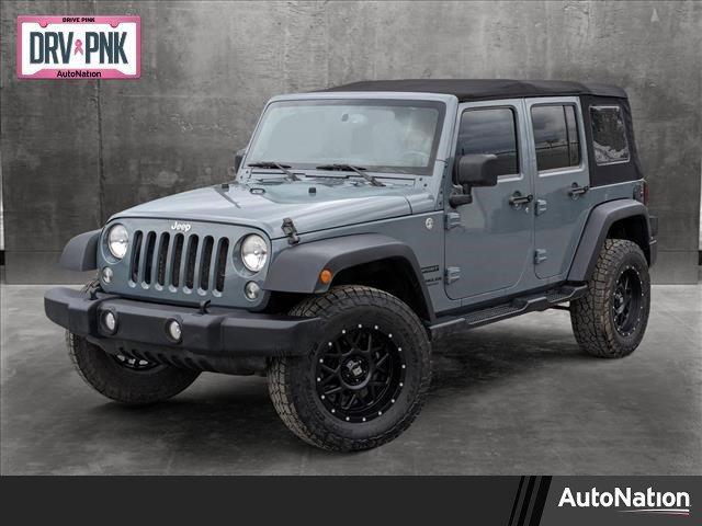 used 2014 Jeep Wrangler Unlimited car, priced at $17,454