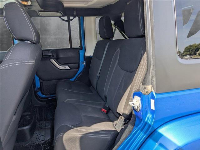 used 2015 Jeep Wrangler Unlimited car, priced at $15,392