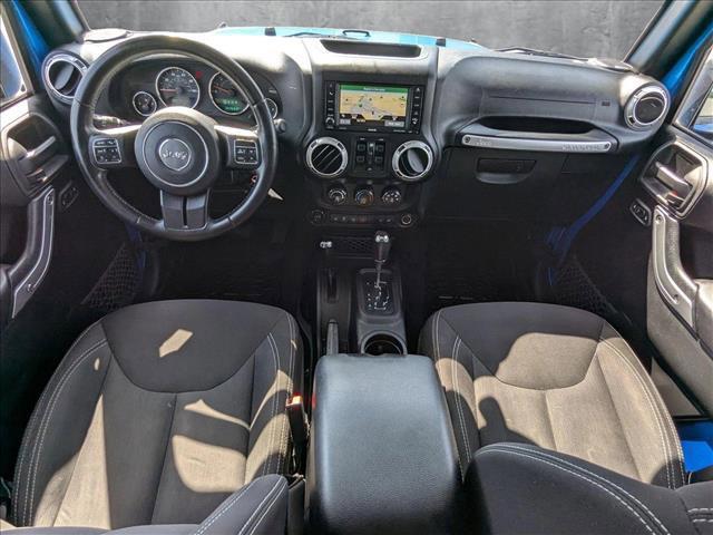 used 2015 Jeep Wrangler Unlimited car, priced at $15,392